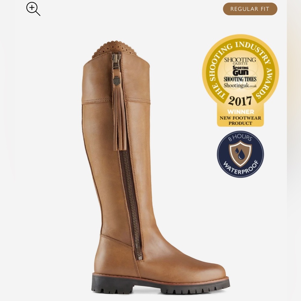 Fairfax and favor boots. The Explorer style in Oak. Size UK 6 / EU 39. NWT